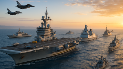 European Naval Forces Deploy Massive Mediterranean Fleet as Middle East Crisis Escalates