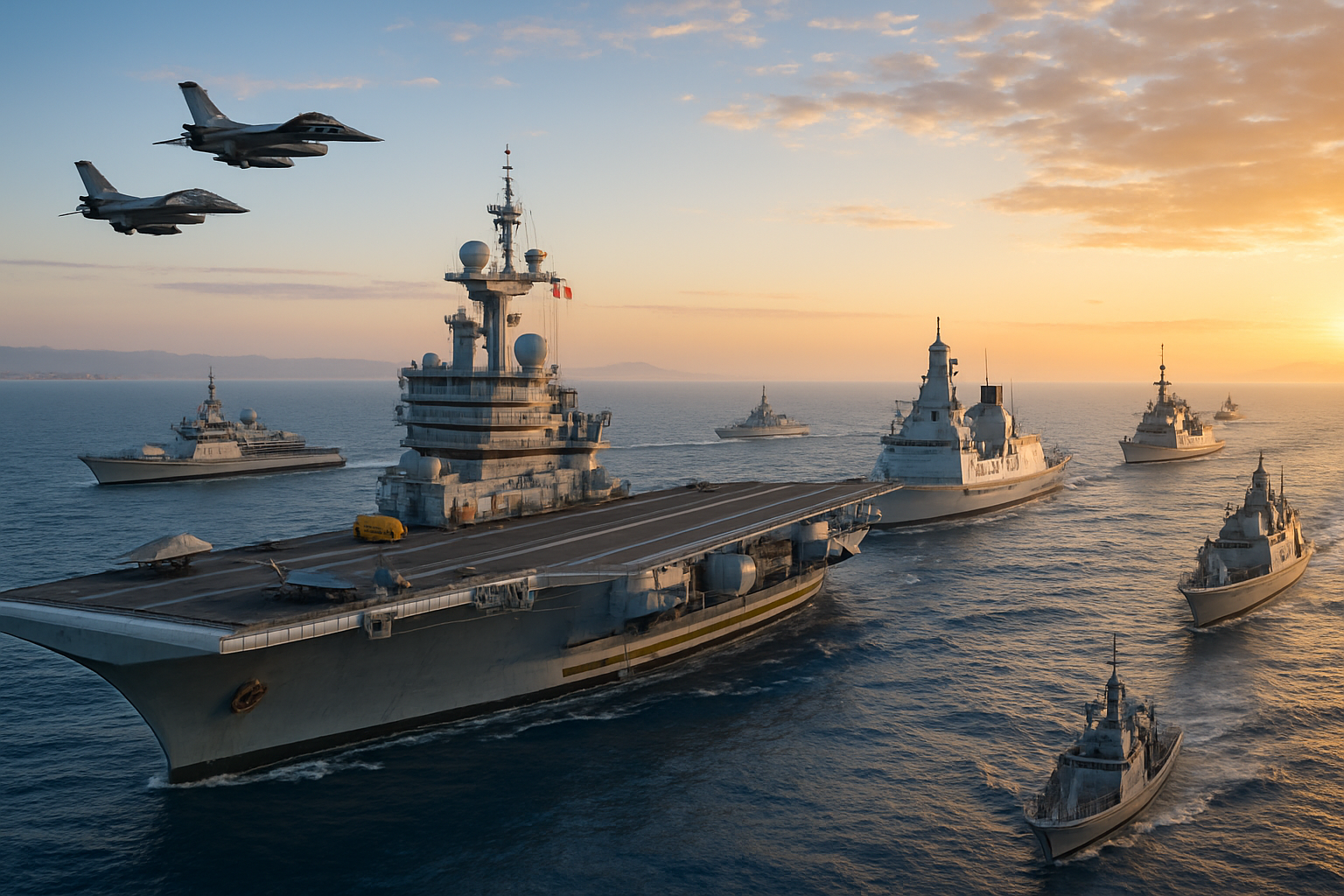 European Naval Forces Deploy Massive Mediterranean Fleet as Middle East Crisis Escalates