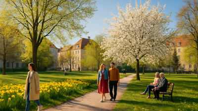 European Spring Arrives Early as Record-Breaking Temperatures Sweep Across Continent
