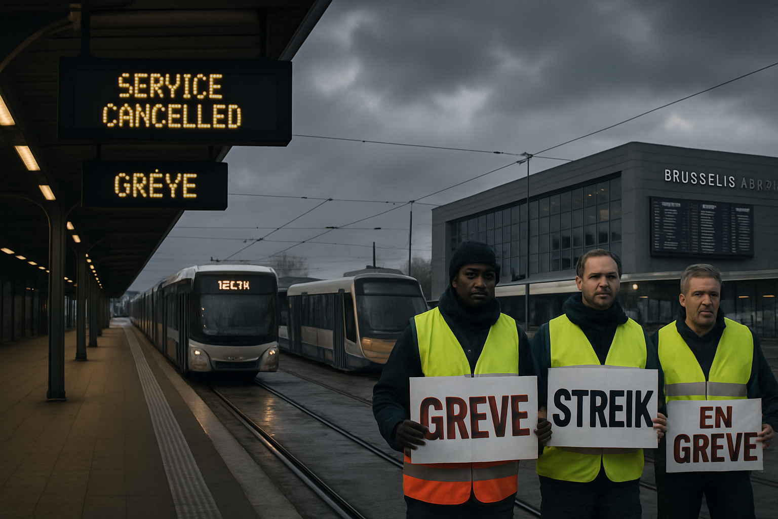 Major Transport Strikes Paralyze European Travel as Workers Demand Better Conditions Across Belgium and Germany