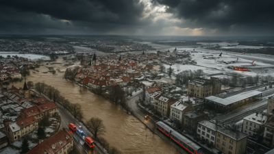 Severe Weather Crisis Grips Europe as Multiple Countries Battle Floods, Snow, and High Winds