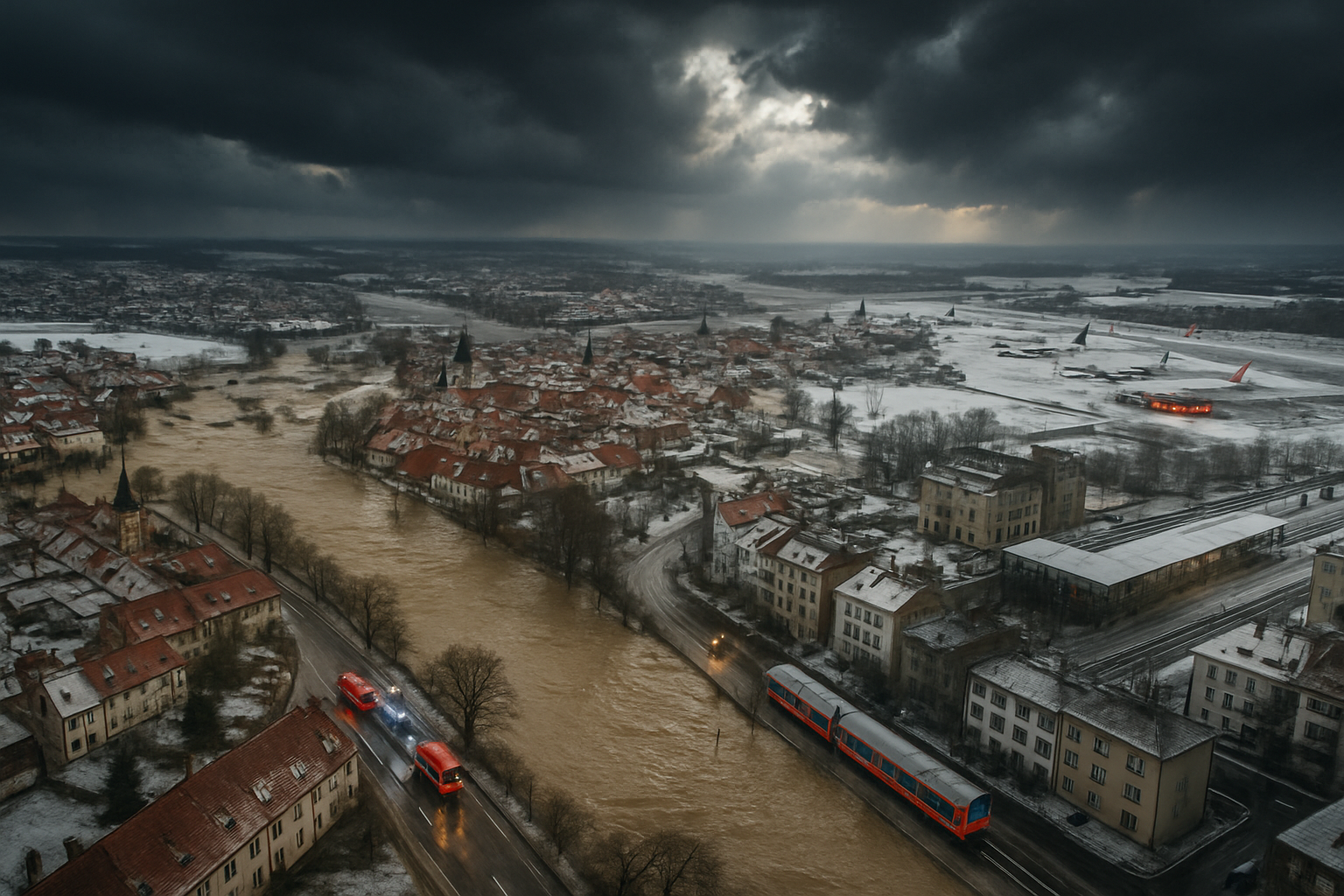 Severe Weather Crisis Grips Europe as Multiple Countries Battle Floods, Snow, and High Winds
