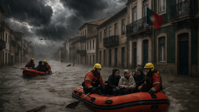 Extreme Weather Crisis Devastates Europe: Floods, Ice, and Temperatures Wreak Havoc from Portugal to Denmark