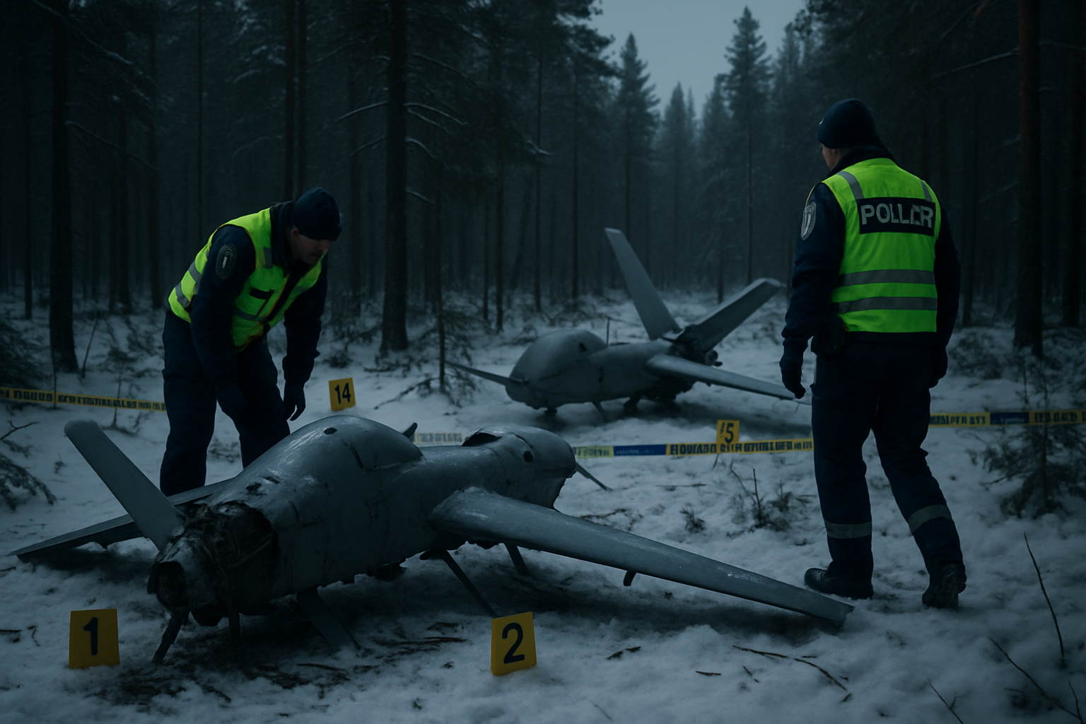 Two Ukrainian Drones Crash in Finland Amid Baltic Security Crisis