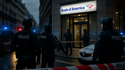 French Authorities Foil Terrorist Bomb Plot Targeting Bank of America in Paris