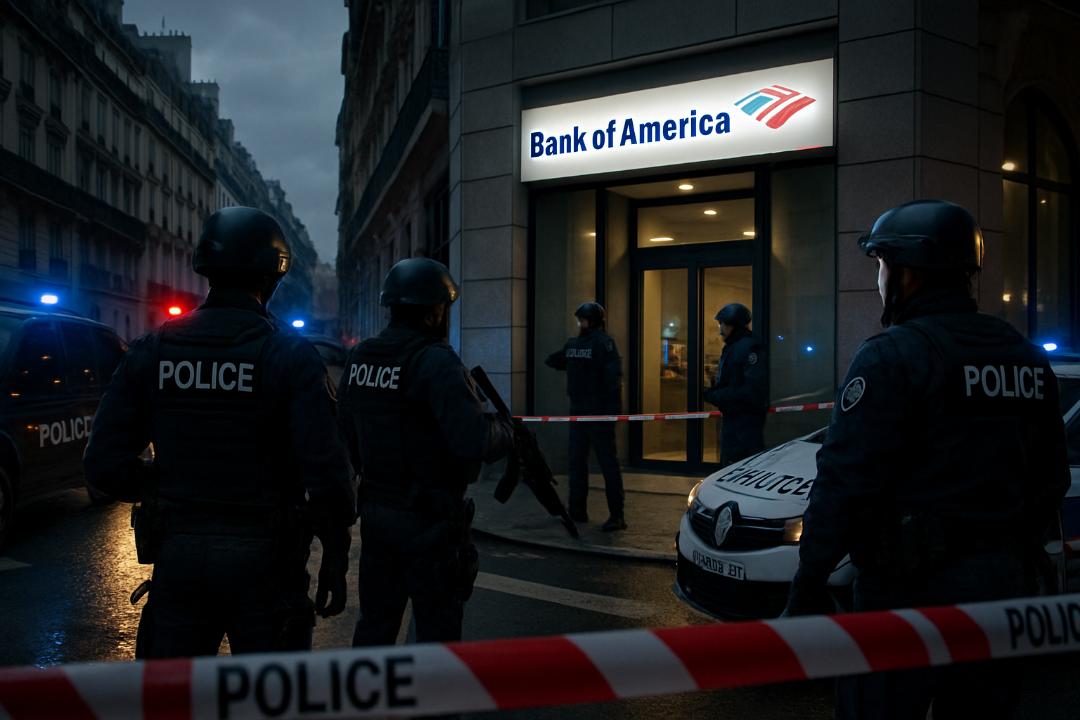French Authorities Foil Terrorist Bomb Plot Targeting Bank of America in Paris