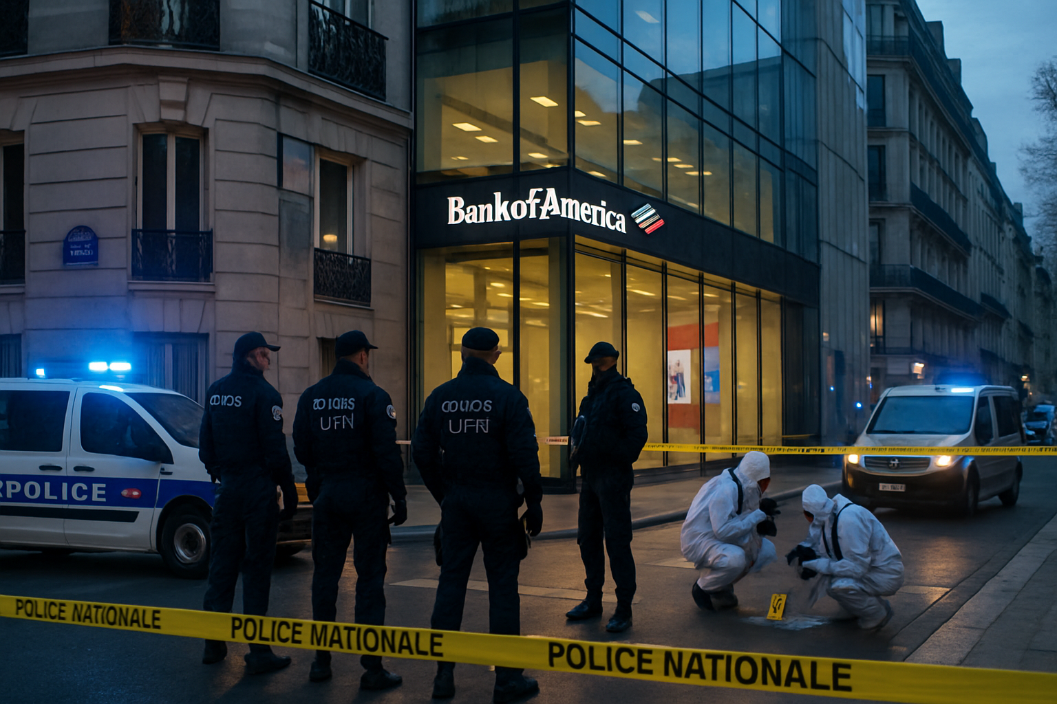 French Police Thwart Sophisticated Bombing Plot Against Bank of America in Paris