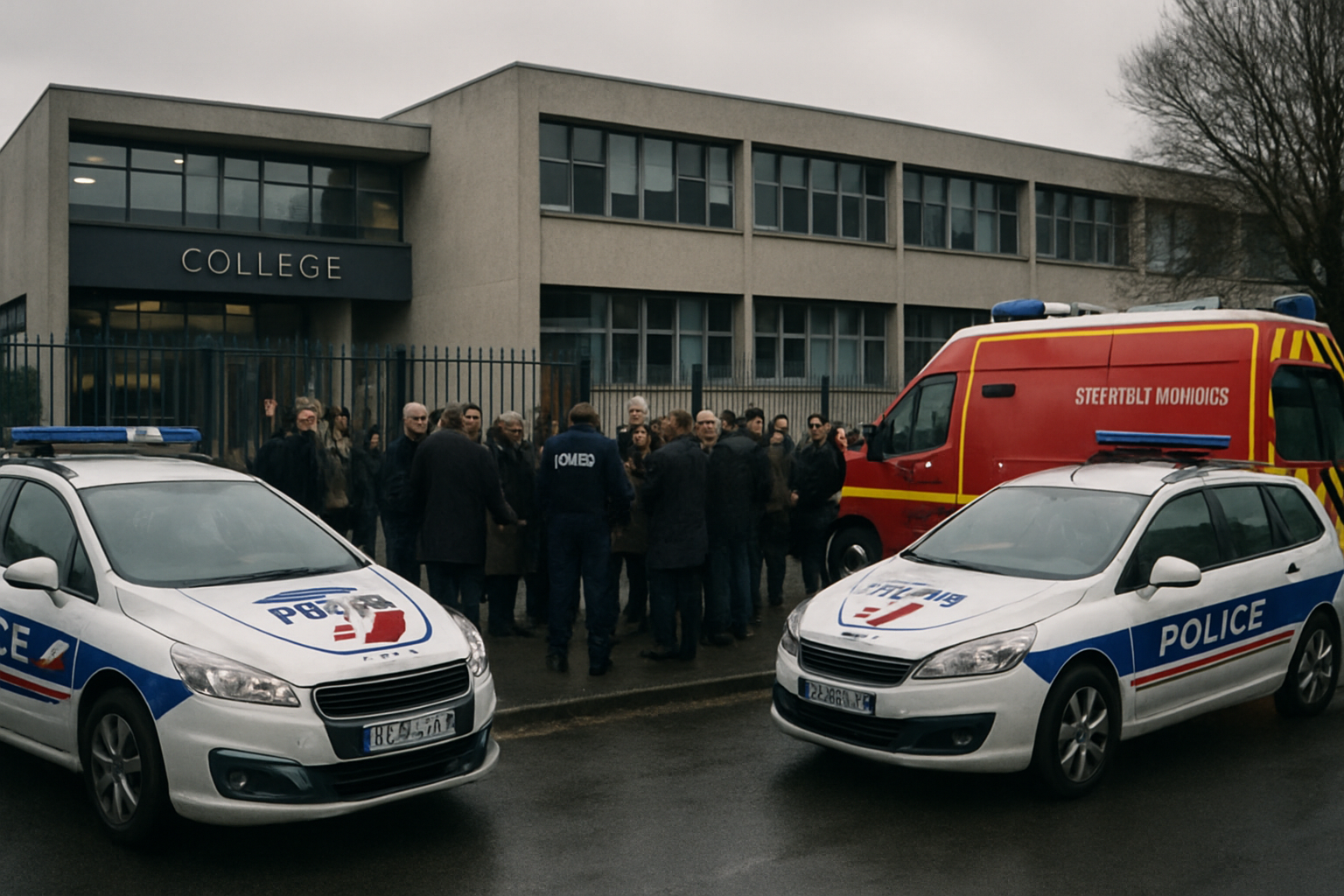 French Teacher Critically Injured in School Stabbing Attack by 15-Year-Old Student