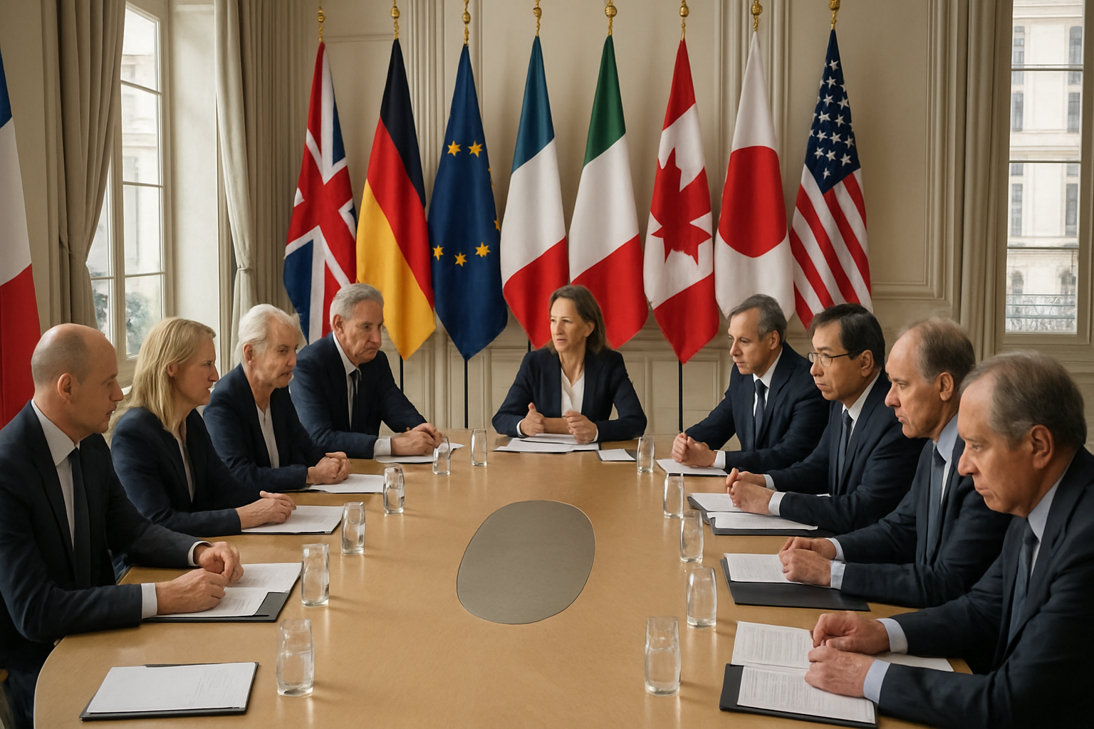 G7 Foreign Ministers Convene in France Amid Deepening Middle East Crisis and Ukraine Tensions