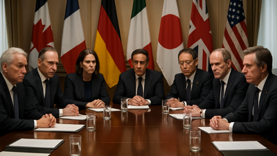G7 Foreign Ministers Call for End to Civilian Attacks Amid Middle East Crisis