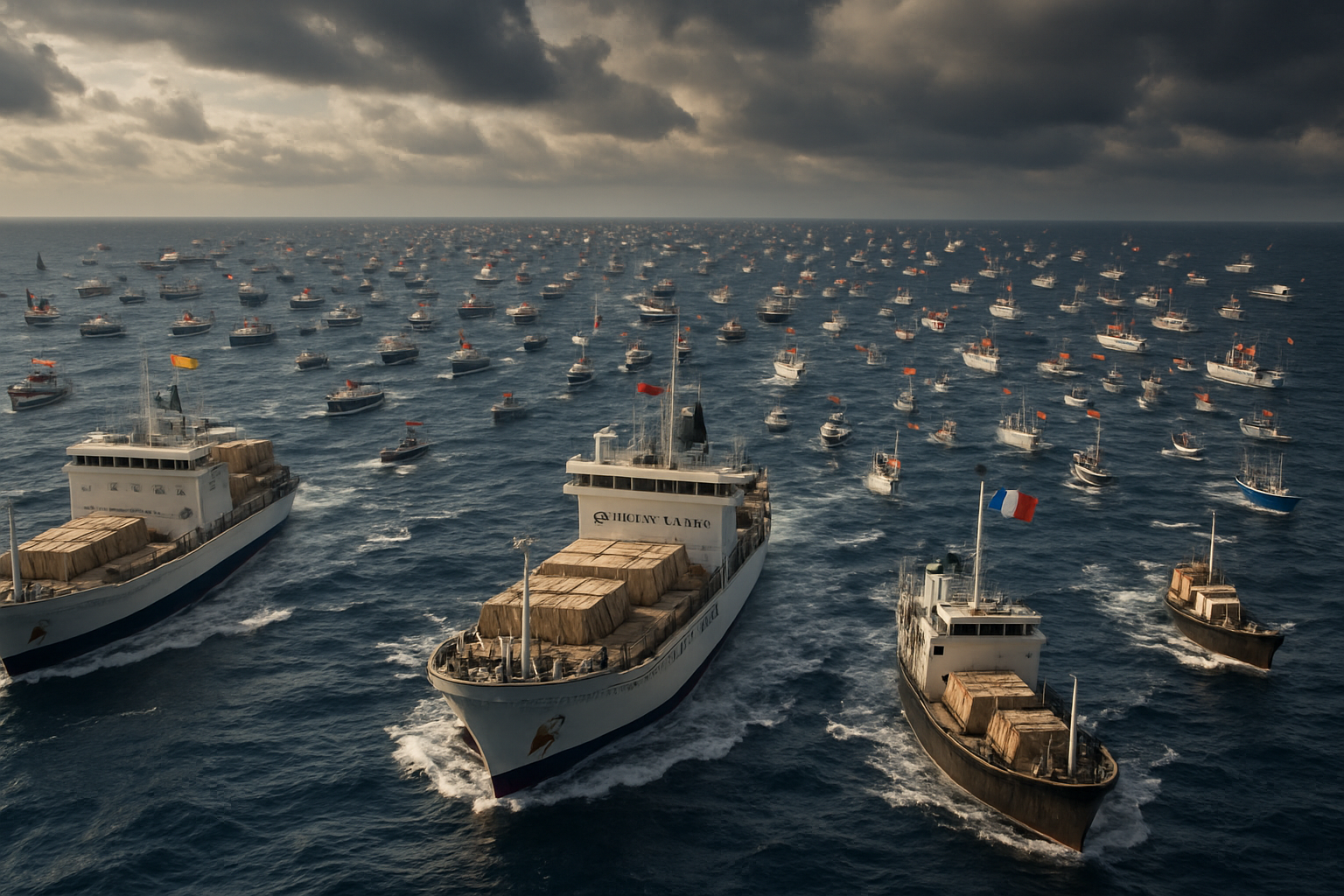 Activists Announce Largest Gaza Aid Flotilla in History with Over 100 Boats for March Mission