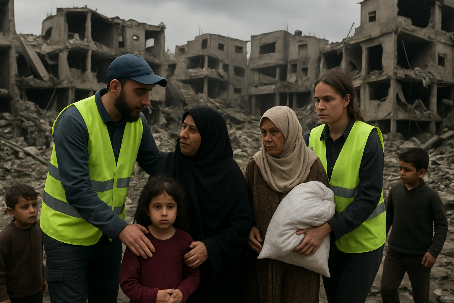 Gaza Humanitarian Crisis Deepens as Israeli Strikes Kill Seven in Refugee Camp Amid Healthcare and Infrastructure Collapse