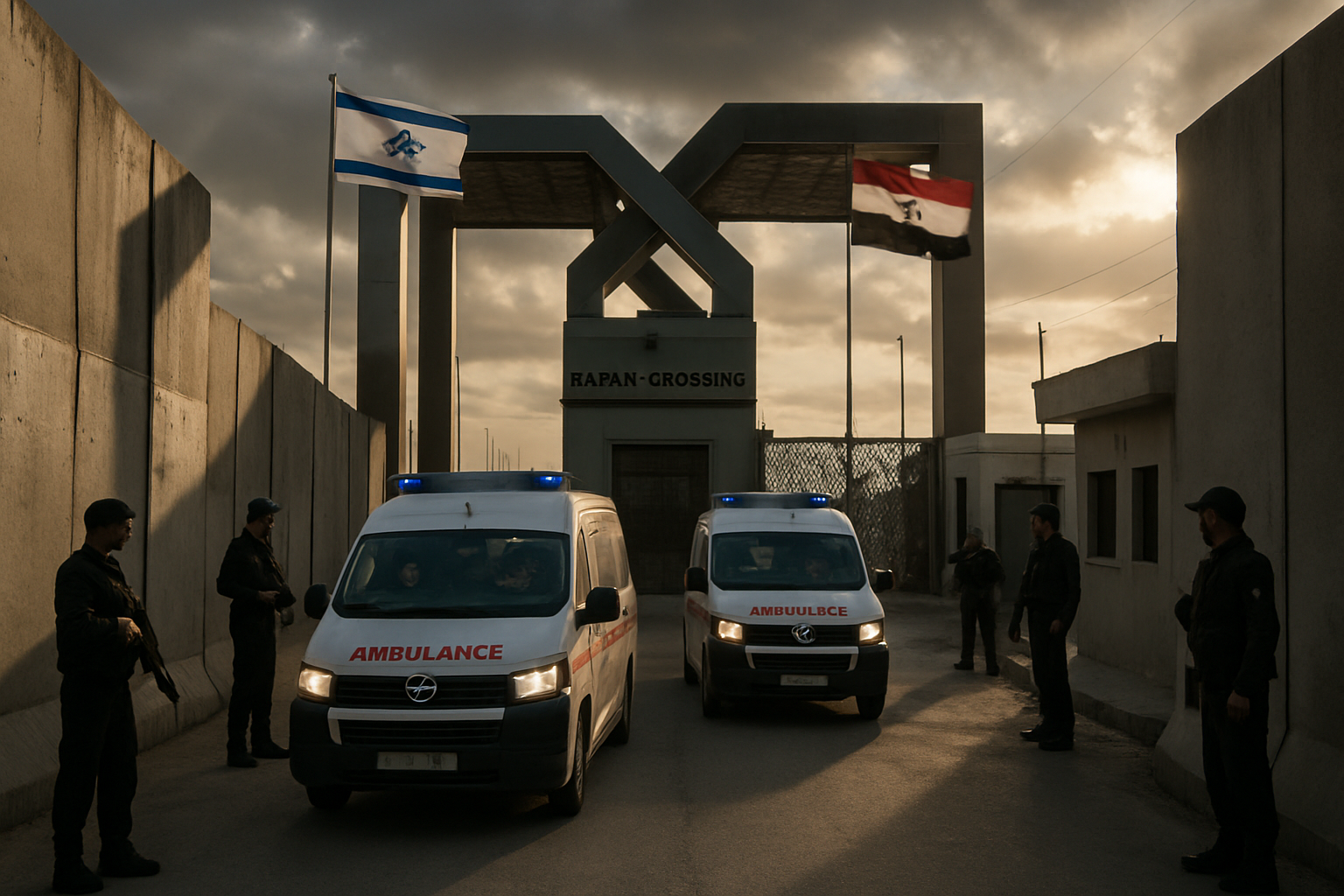 Gaza's Rafah Crossing Reopens as First Medical Evacuees Enter Egypt After Two-Year Closure