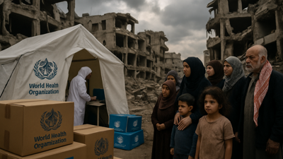 Gaza Strikes Kill 10 Near School as WHO Suspends Medical Evacuations, Deepening Humanitarian Crisis
