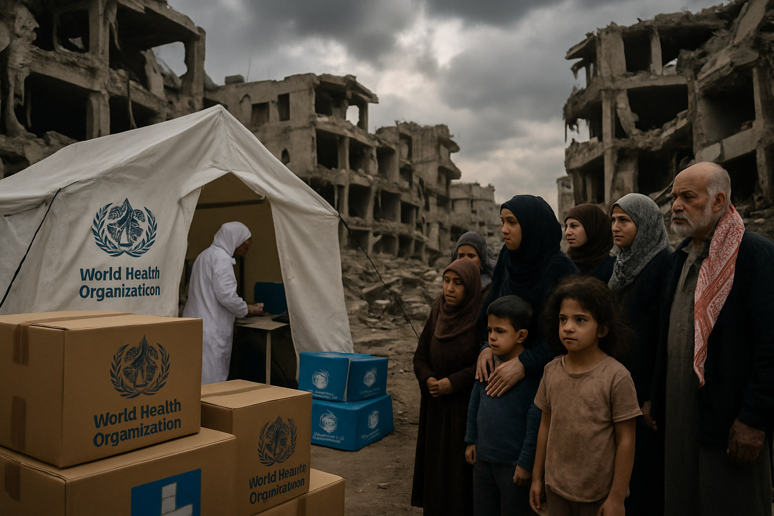 Gaza Strikes Kill 10 Near School as WHO Suspends Medical Evacuations, Deepening Humanitarian Crisis