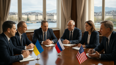 Geneva Peace Talks End Without Breakthrough as Ukraine and Russia Remain Far Apart