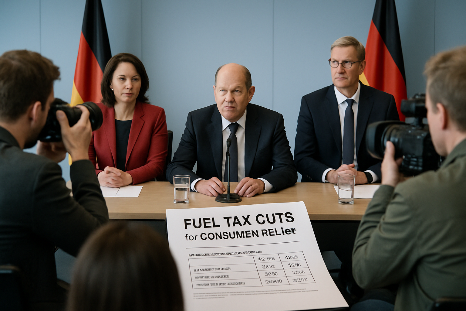 German Coalition Announces Historic Fuel Tax Cuts to Combat Energy Crisis