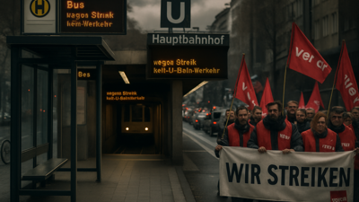 German Transport Strike Paralyzes Cities as Workers Demand Better Conditions Amid Weather Crisis