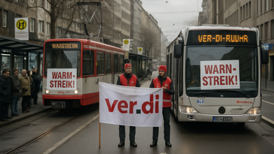 Germany Faces Major Transportation Crisis as Strikes Hit Public Transit and Aviation