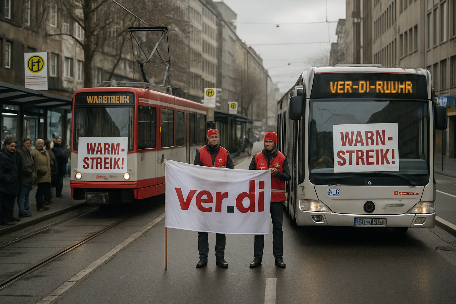 Germany Faces Major Transportation Crisis as Strikes Hit Public Transit and Aviation