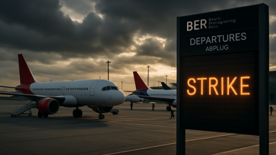Berlin Airport Cancels 445 Flights as German Banking and Transport Strikes Paralyze Infrastructure