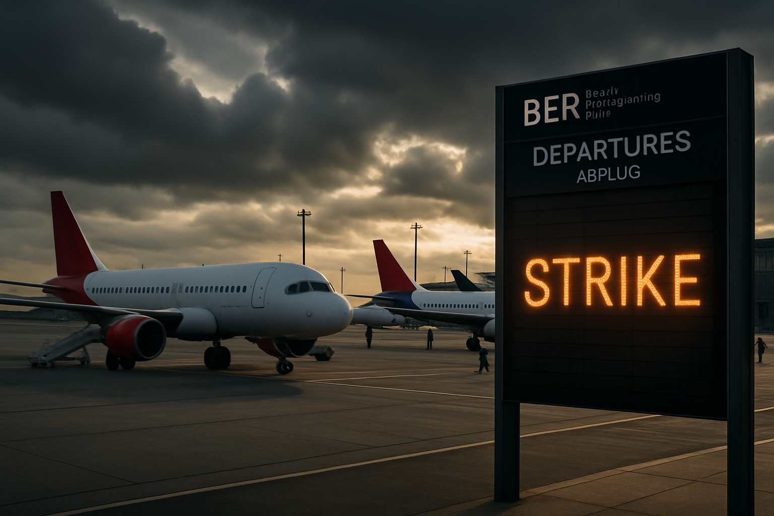 Berlin Airport Cancels 445 Flights as German Banking and Transport Strikes Paralyze Infrastructure