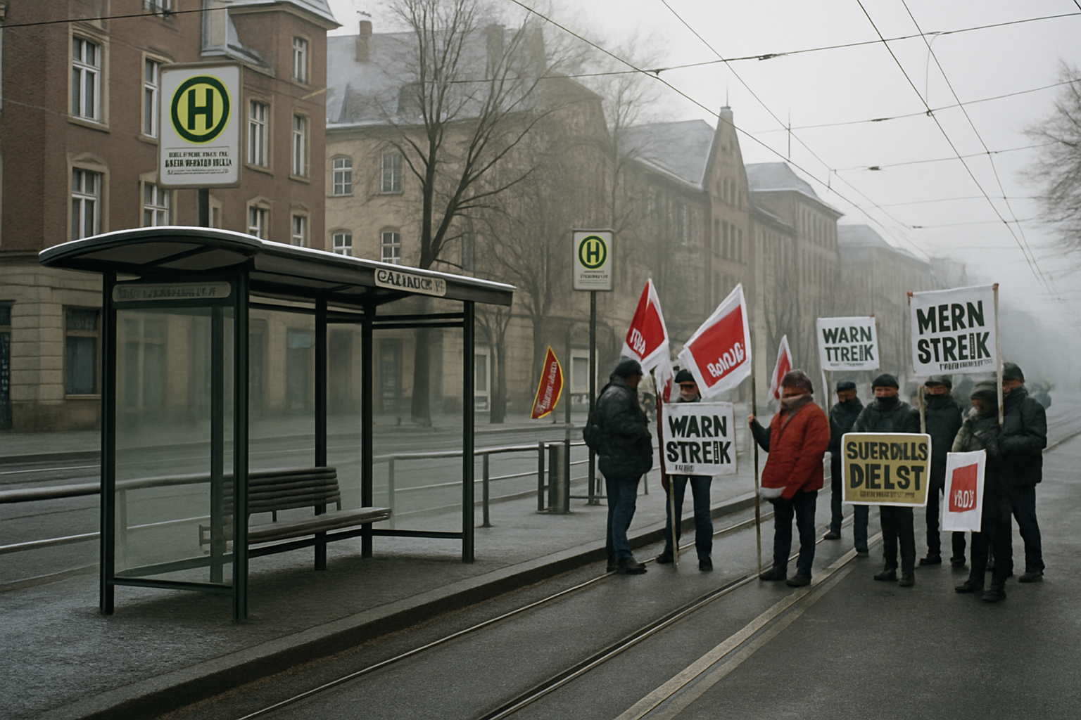 Massive Transport Strike Paralyzes German Cities as Workers Demand 20% Pay Rise