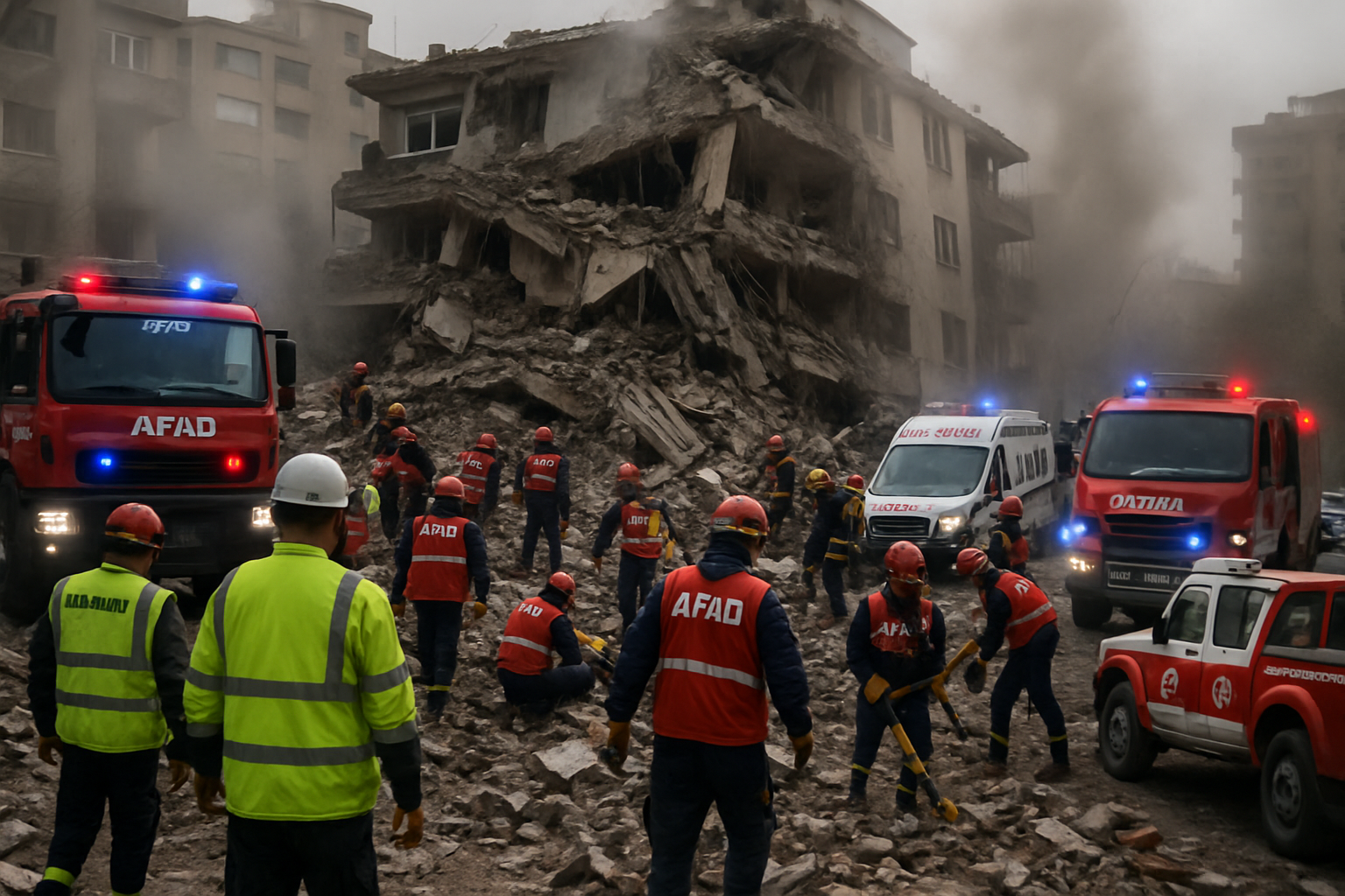 Deadly Building Collapse in Germasogeia, Cyprus Claims Lives as Rescue Operations Continue