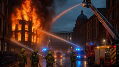 Major Fire Forces Glasgow Central Station Closure, Disrupts Scotland's Transport Network