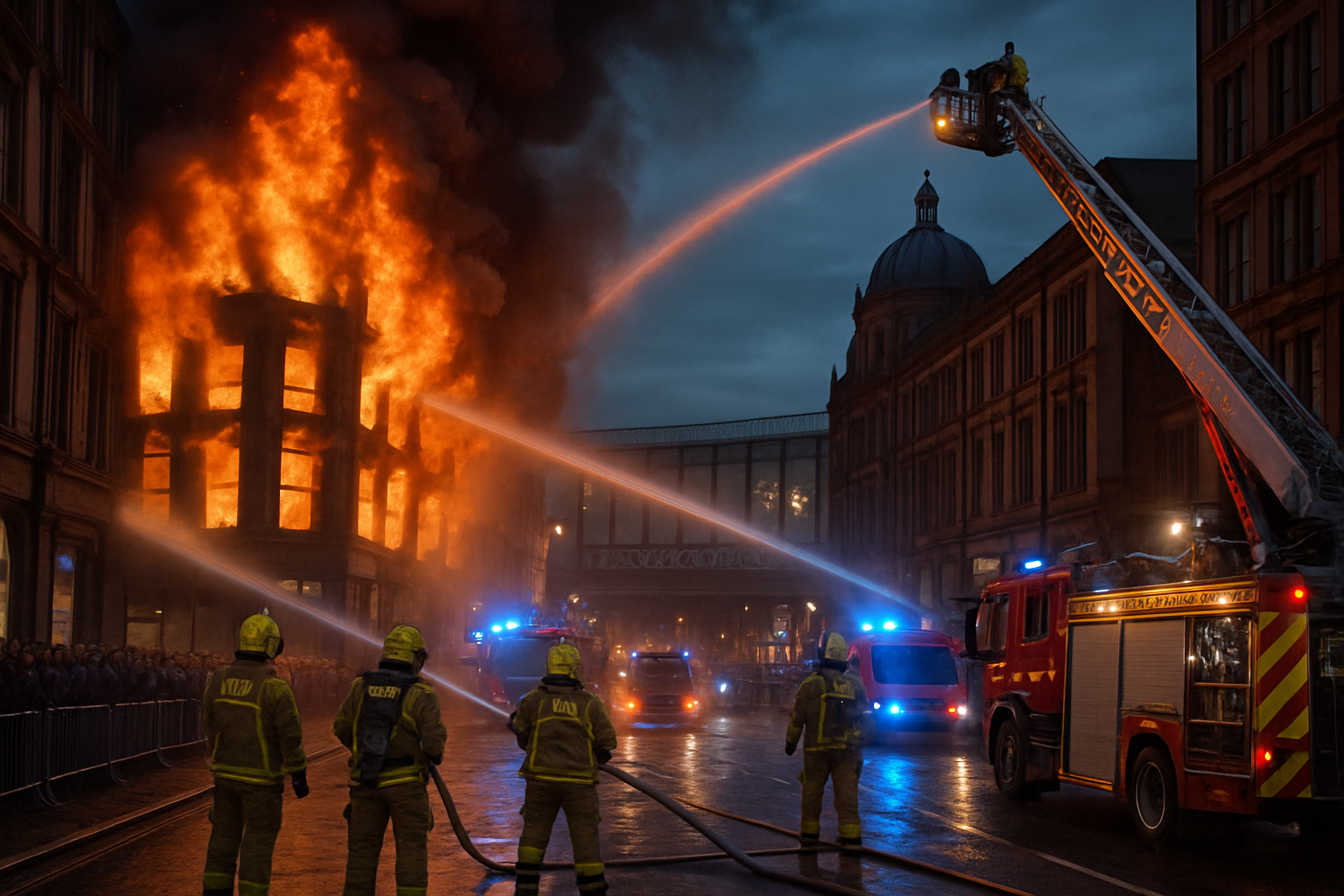 Major Fire Forces Glasgow Central Station Closure, Disrupts Scotland's Transport Network