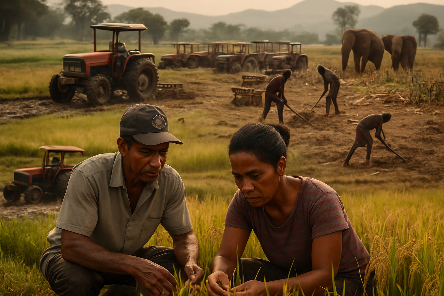 Global Agricultural Crisis: Equipment Shortages and Wildlife Threats Endanger Food Security Across Developing Nations