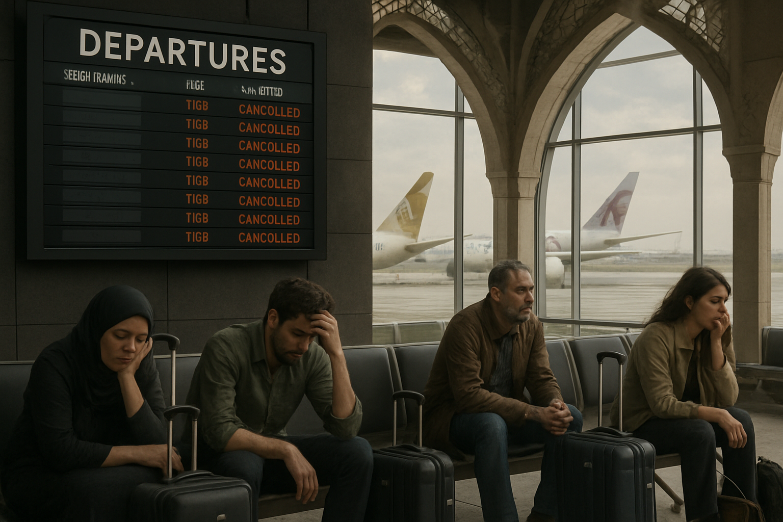 Global Aviation Crisis: Middle East Conflicts Devastate International Travel and Tourism Industry