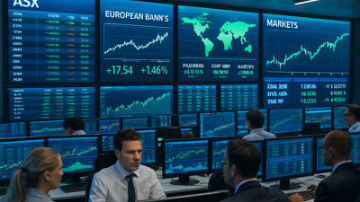 Global Banking Sector Shows Mixed Signals as ASX Runners Surge Amid Rural ATM Expansion and European Financial Resilience
