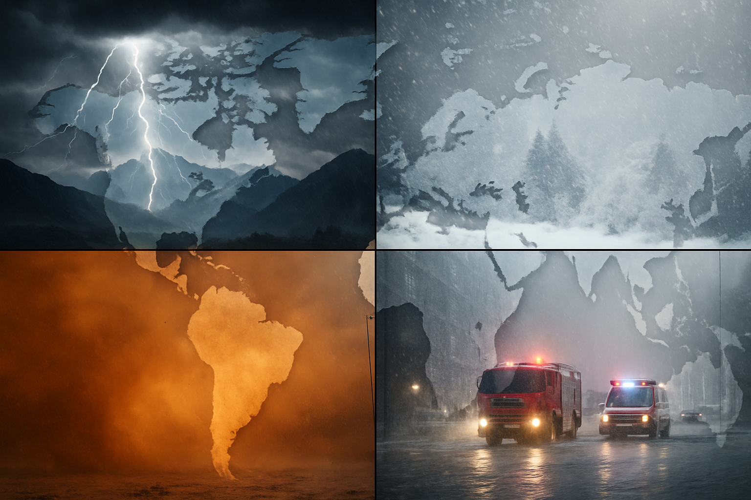 Global Weather Crisis: Multiple Nations Battle Simultaneous Climate Extremes as Record Warming Continues