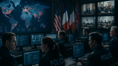 Global Crime Wave Exposes Legal System Crisis as International Law Enforcement Struggles