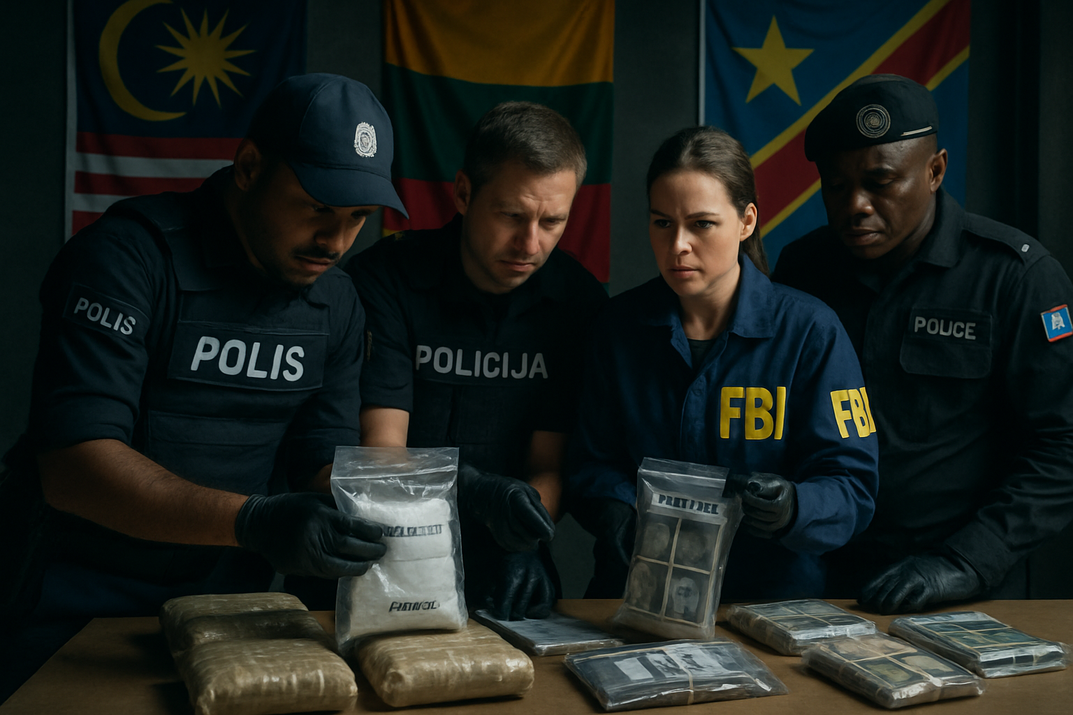 Global Law Enforcement Strikes Drug Networks Across Three Continents
