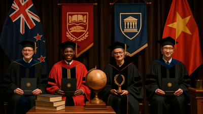 International academic achievement ceremony