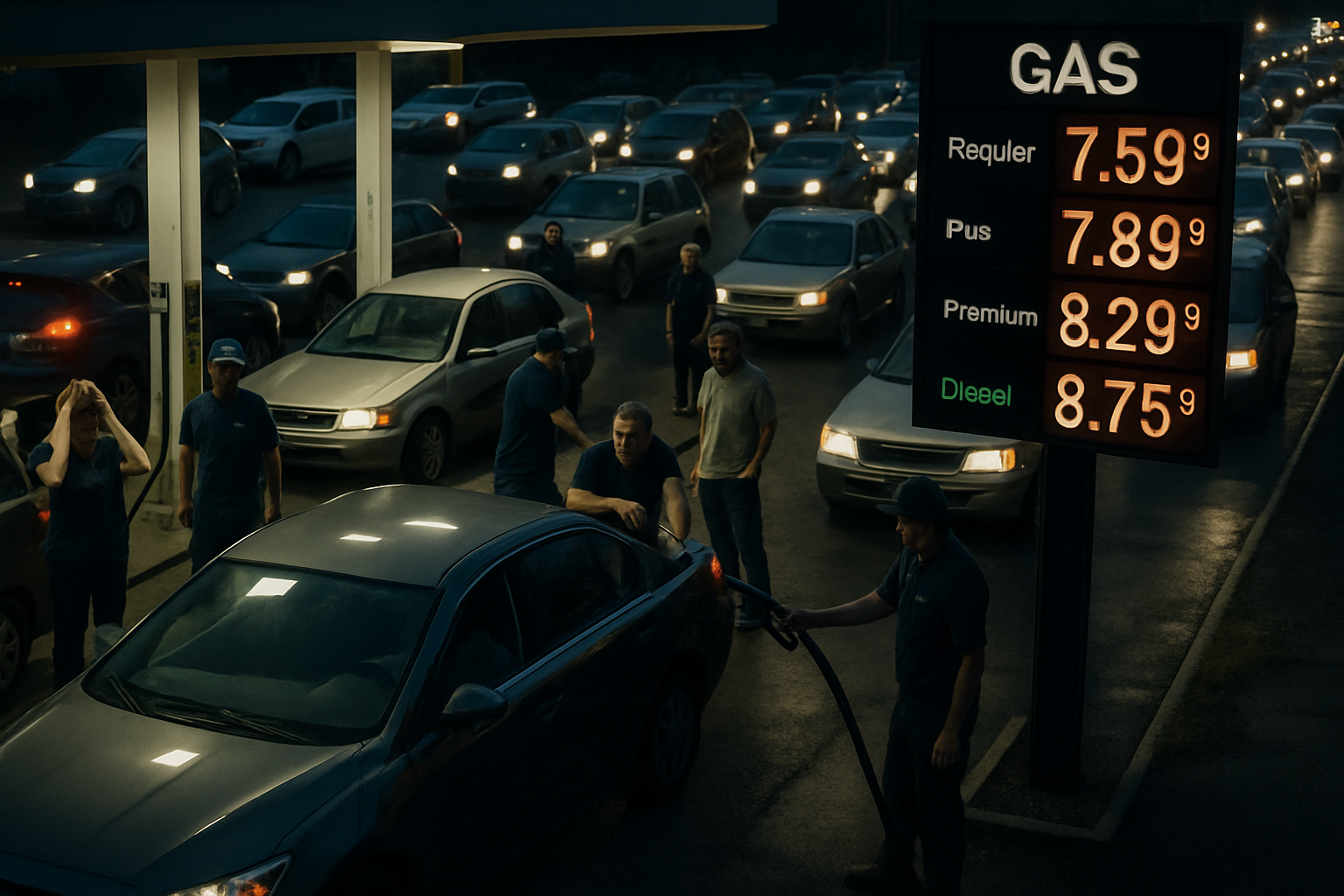 Global Energy Crisis Reaches Breaking Point as Fuel Shortages and Price Surges Cripple World Economy