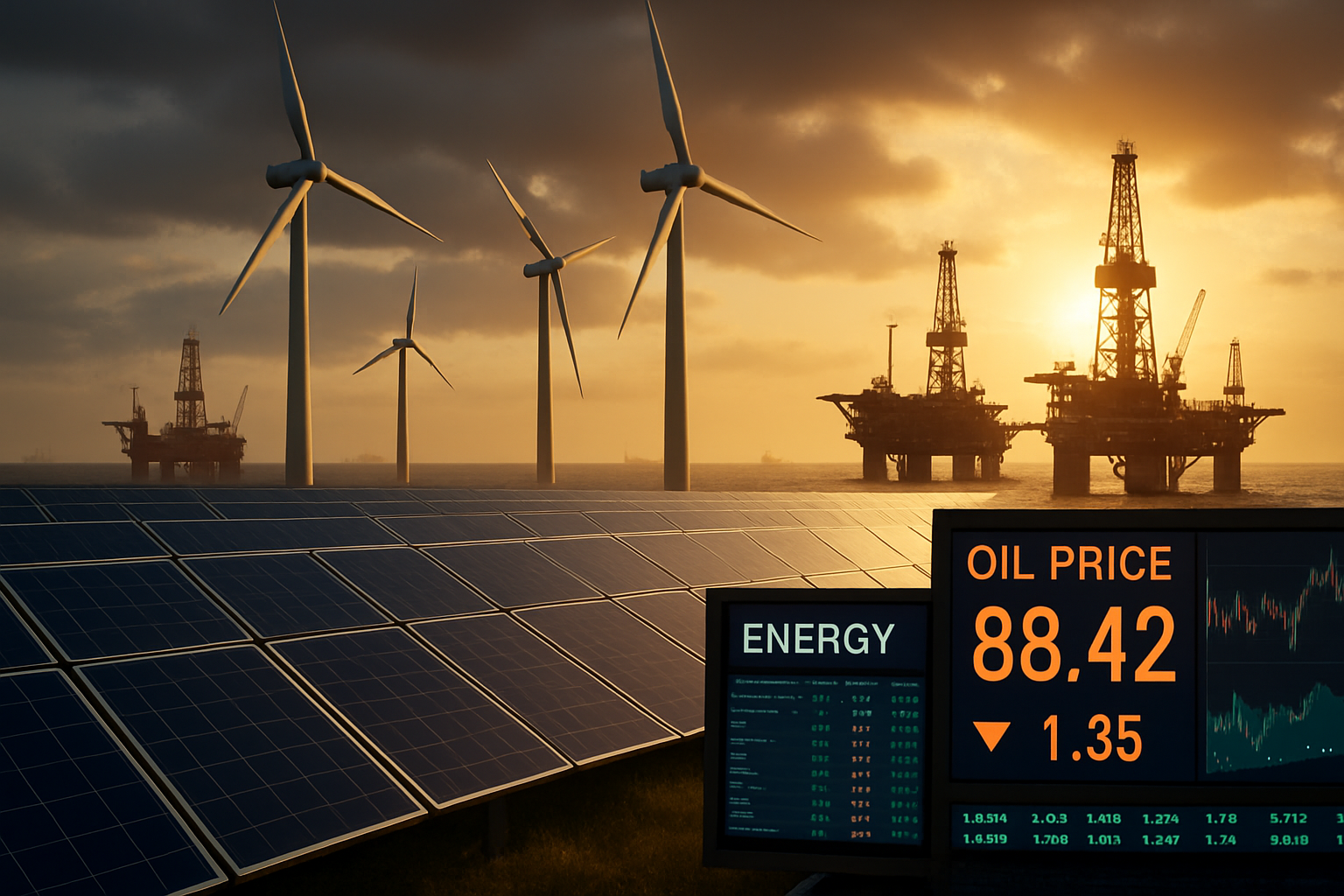 Global Energy Markets Surge Amid Geopolitical Tensions and Renewable Energy Push