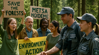 Global Environmental Conservation Movement Gains Momentum as Forest Demonstrations Spread Across Europe