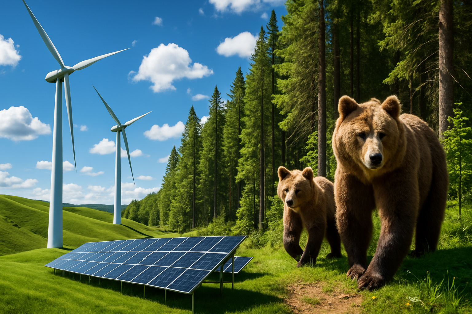 Global Environmental Renaissance: Renewable Energy Surge and Wildlife Conservation Efforts Accelerate Amid Climate Crisis