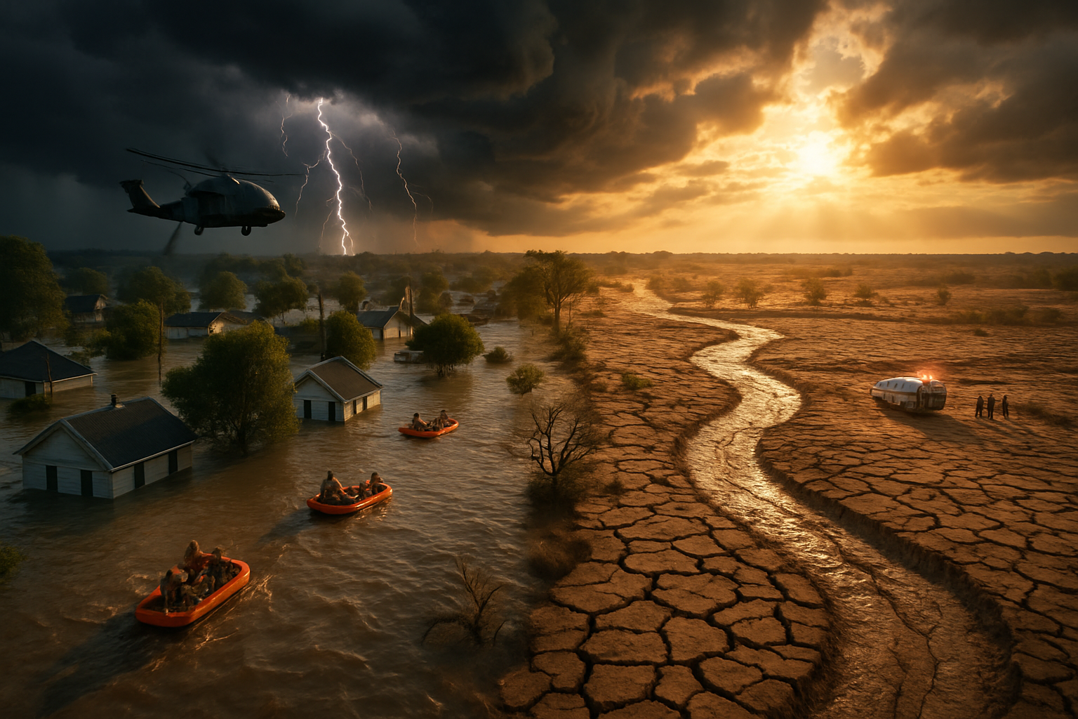 Global Weather Crisis Intensifies: Four Nations Battle Simultaneous Extreme Weather Disasters