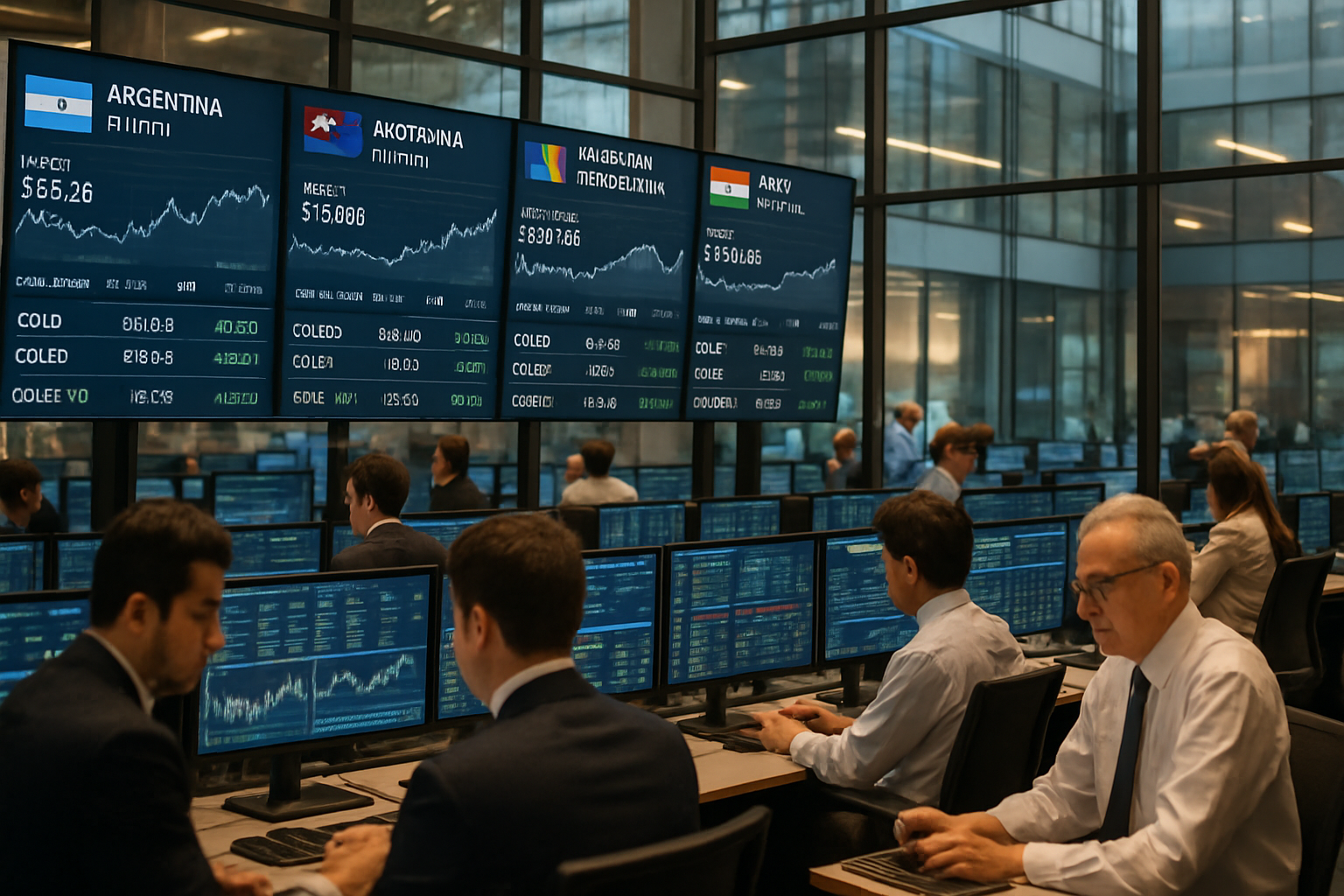 Global Financial Markets Show Mixed Performance as Some Countries Experience Bond Recovery Amid Currency and Debt Challenges