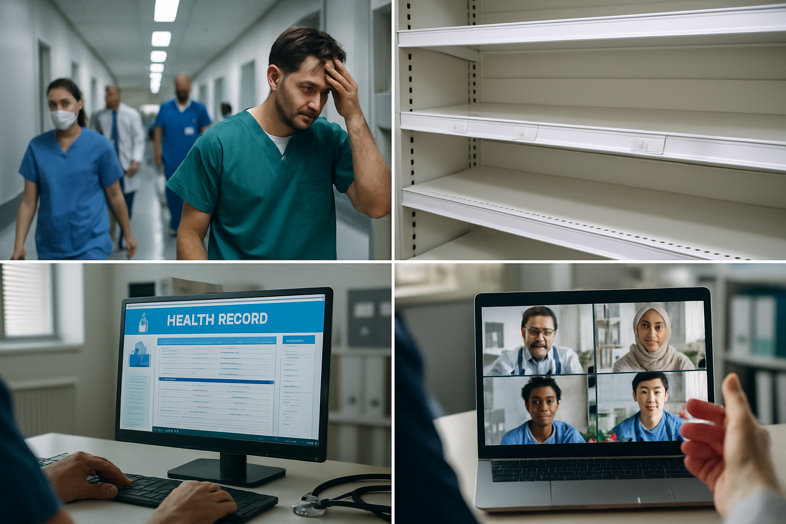 Global Healthcare Systems in Crisis: Strikes, Infrastructure Failures, and Digital Innovation Amid Mounting Pressures