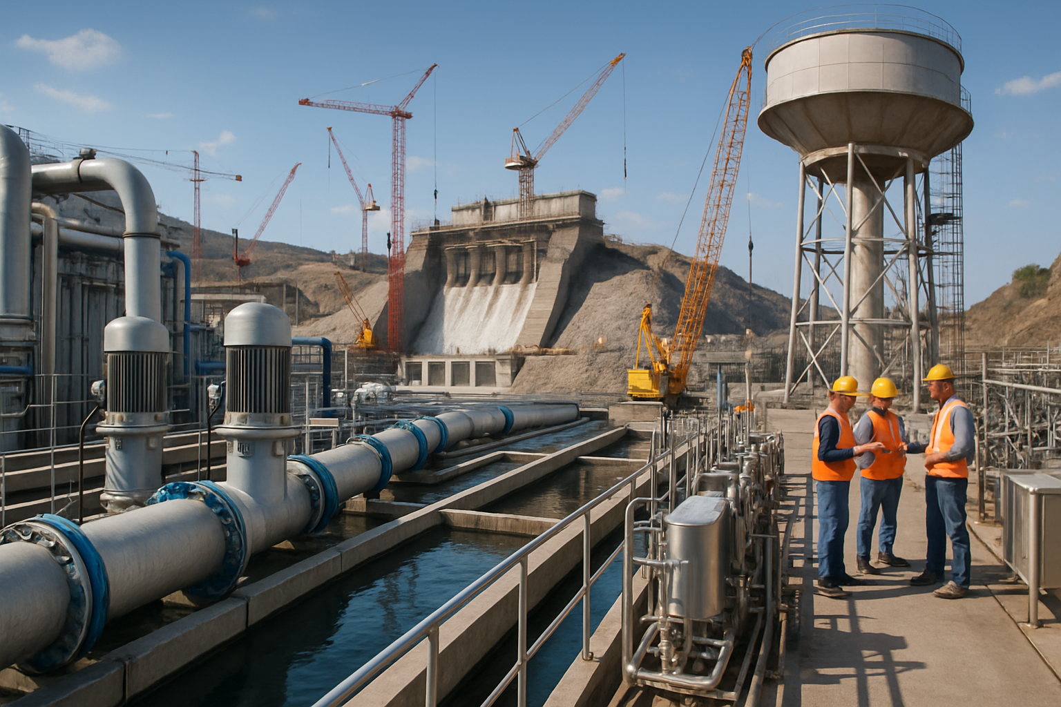 Global Infrastructure Renaissance: Water Systems, Power Generation, and Construction Projects Drive Development Across Three Continents