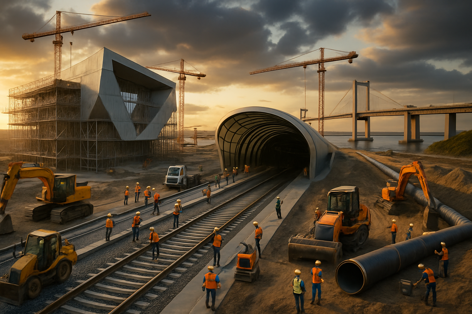 Global Infrastructure Revolution: Water Management, Transportation Upgrades, and Urban Development Transform Four Nations