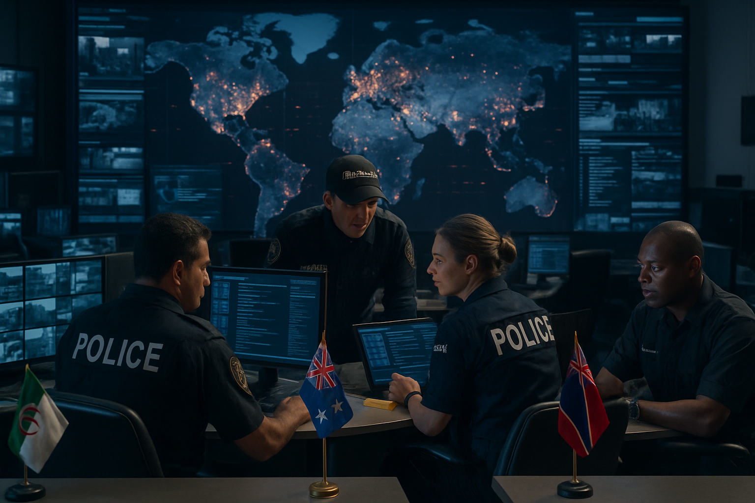 Global Law Enforcement Coordinated Response: International Crime Prevention Operations Target Drug Networks and Organized Crime