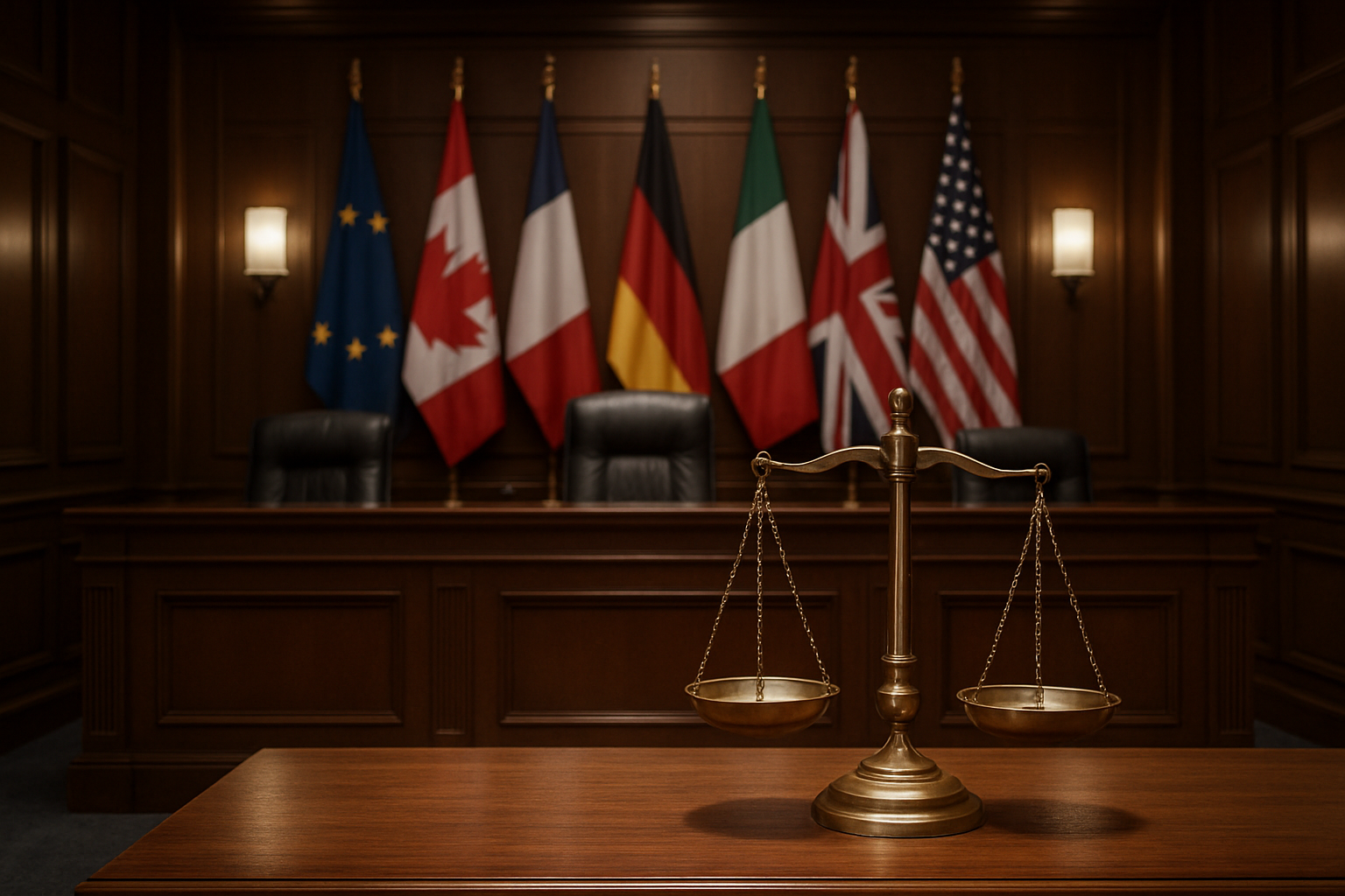 Global Justice Systems Under Unprecedented Strain: Crisis and Resilience Across Seven Nations