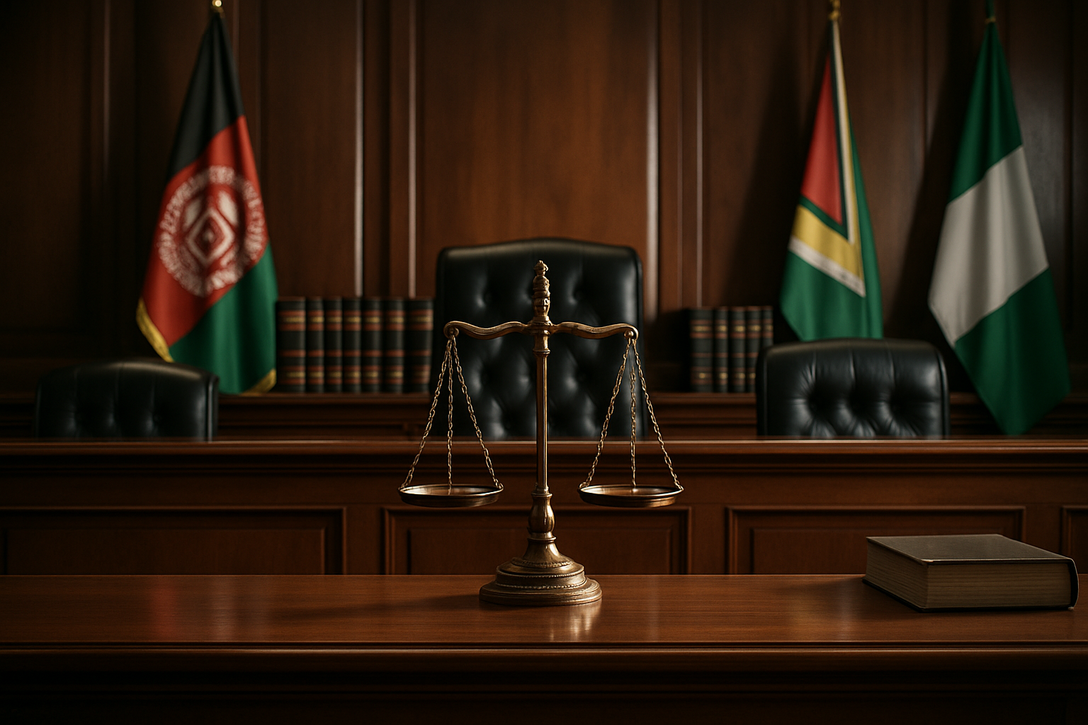 Global Justice Under Pressure: Critical Legal Cases Test Democratic Resilience Across Afghanistan, Guyana, and Nigeria