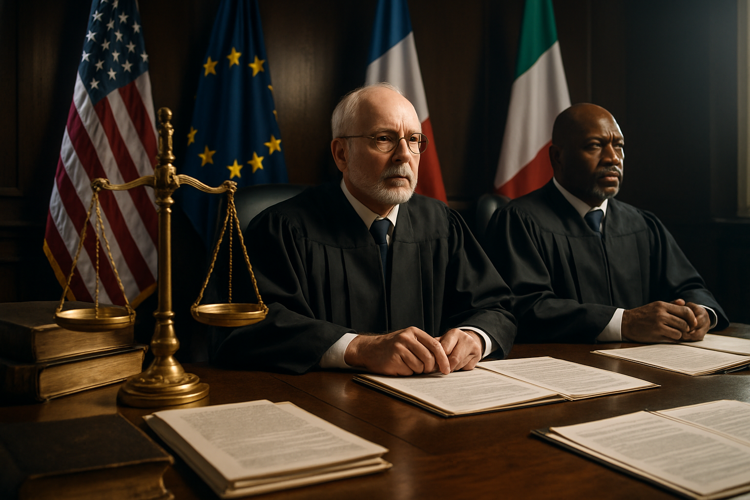 Global Courts Under Siege: From Nazi Symbols to Police Brutality, Democratic Justice Systems Face Historic Strain